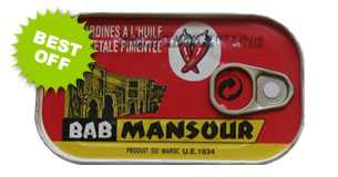 Bab Mansour Canned Sardine Fish in vegetable oil and spices